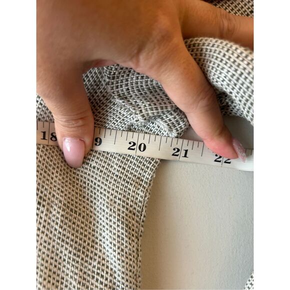 FLAX 100% Linen Blouse oversized S gray Lagenlook boho hippie minimalist quiet l - Picture 6 of 8